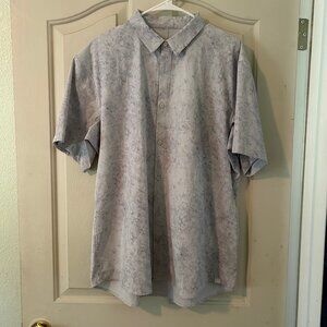 lululemon mens airing easy short sleeve shirt *ventlight mesh